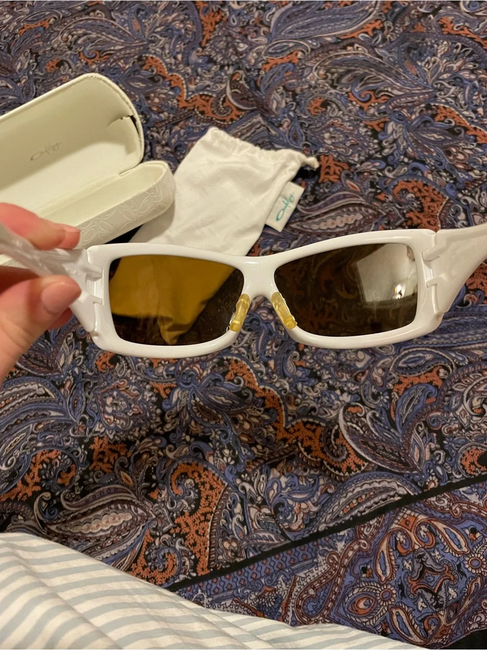 Oakley stylish white